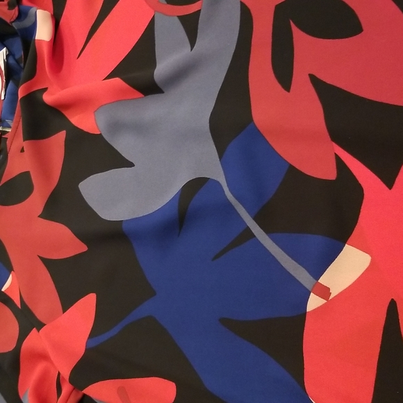 Loft outlet gorgeous multi colored blouse size S - Picture 5 of 6